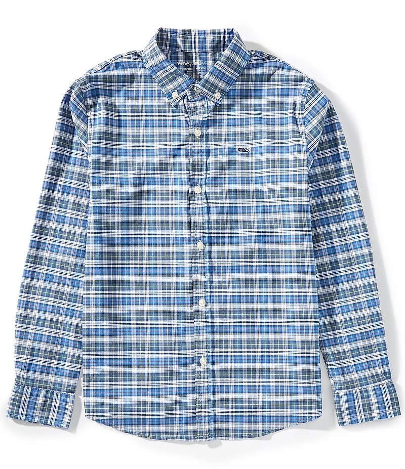 Vineyard Vines Big Boys Faraway Performance Button-Front Shirt