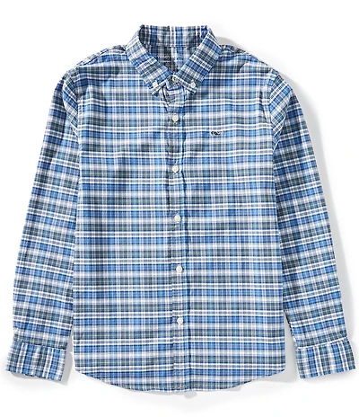 Vineyard Vines Big Boys Faraway Performance Button-Front Shirt