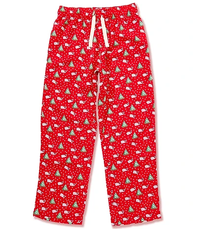 Vineyard Vines Big Boys Full Length Christmas Flannel Lounge Pants