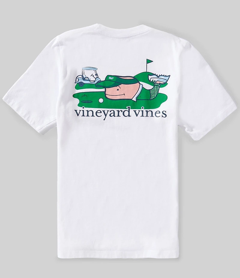 Vineyard Vines Big Boys Golfer Whale Short Sleeve T-Shirt