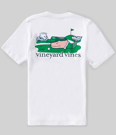 Vineyard Vines Big Boys Golfer Whale Short Sleeve T-Shirt