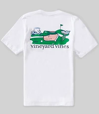 Vineyard Vines Big Boys Golfer Whale Short Sleeve T-Shirt