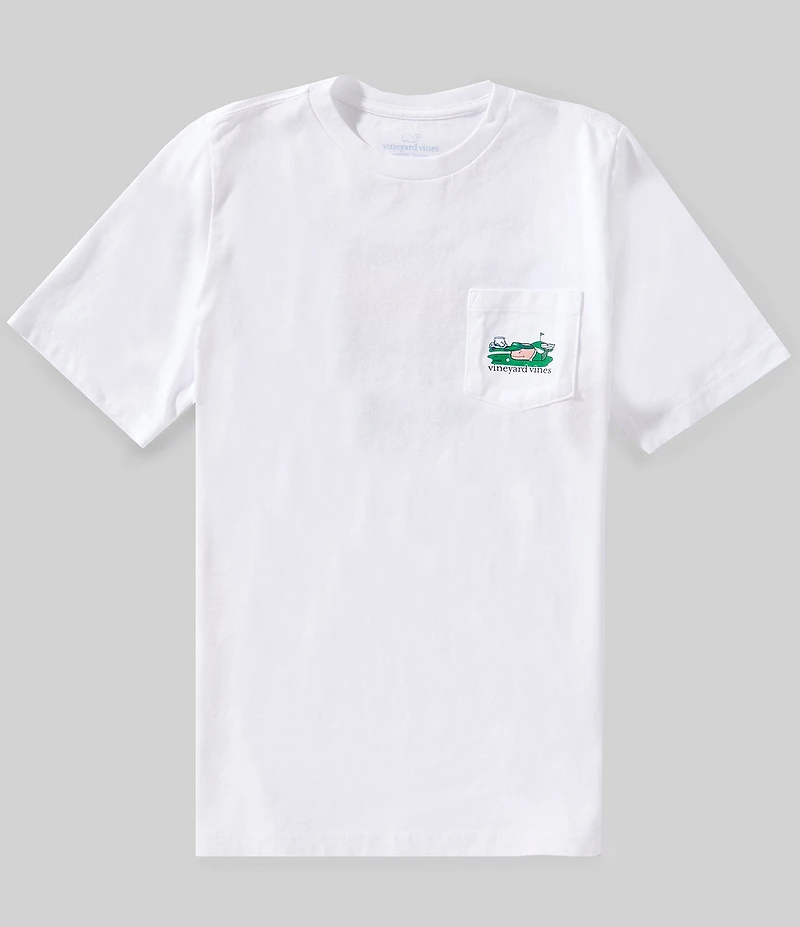 Vineyard Vines Big Boys Golfer Whale Short Sleeve T-Shirt