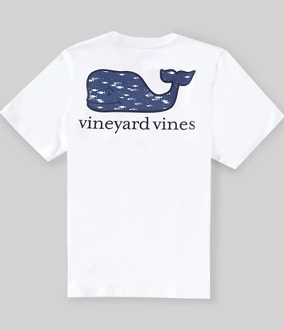 Vineyard Vines Big Boys Gone Fishing Whale Graphic Short Sleeve T-Shirt