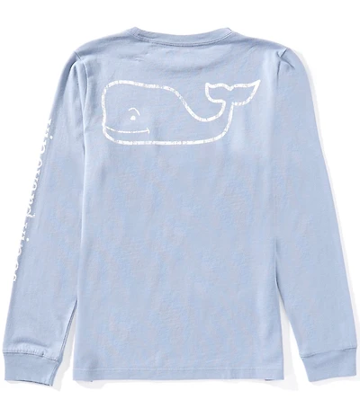 Vineyard Vines Big Boys Long Sleeve Vintage Whale T-Shirt