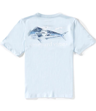 Vineyard Vines Big Boys Mahi Graphic Short Sleeve T-Shirt