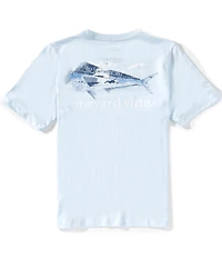 Vineyard Vines Big Boys Mahi Graphic Short Sleeve T-Shirt