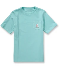 Vineyard Vines Big Boys Pup & Surf Van Graphic Short Sleeve T-Shirt