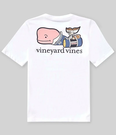 Vineyard Vines Big Boys Short Sleeve Crew Neck Football T-Shirt
