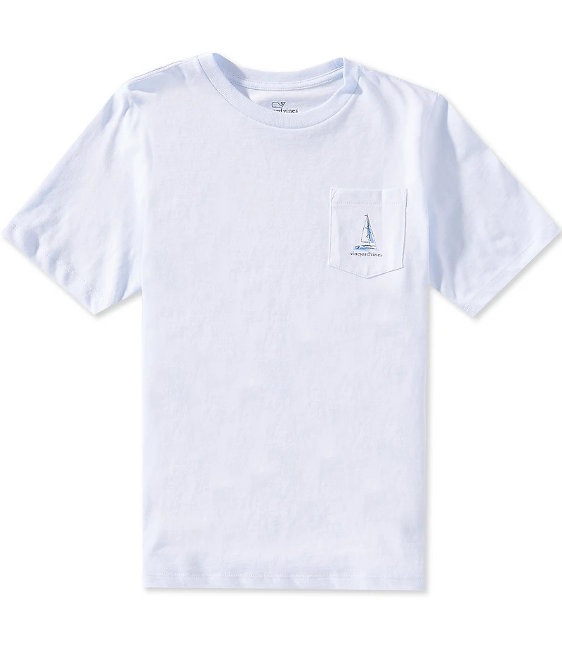 Vineyard Vines Big Boys Sunset Regatta Short Sleeve T-Shirt