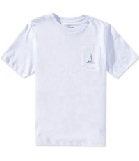 Vineyard Vines Big Boys Sunset Regatta Short Sleeve T-Shirt