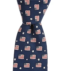 Vineyard Vines Boys Flag And Star Tie
