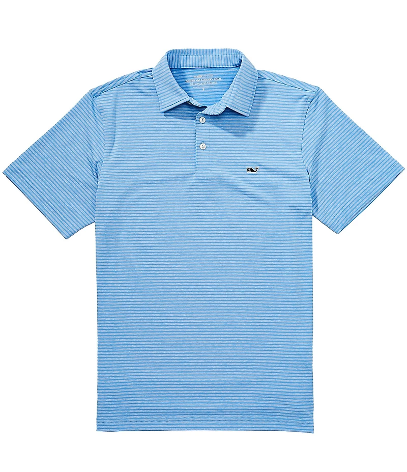 Vineyard Vines Bradley Stripe Sankaty Short Sleeve Polo Shirt
