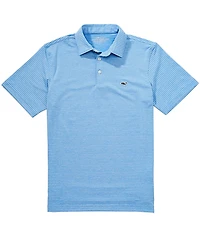 Vineyard Vines Bradley Stripe Sankaty Short Sleeve Polo Shirt