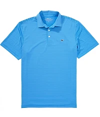Vineyard Vines Bradley Stripe Sankaty Short Sleeve Polo Shirt