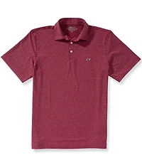 Vineyard Vines Bradley Stripe Sankaty Short Sleeve Polo Shirt