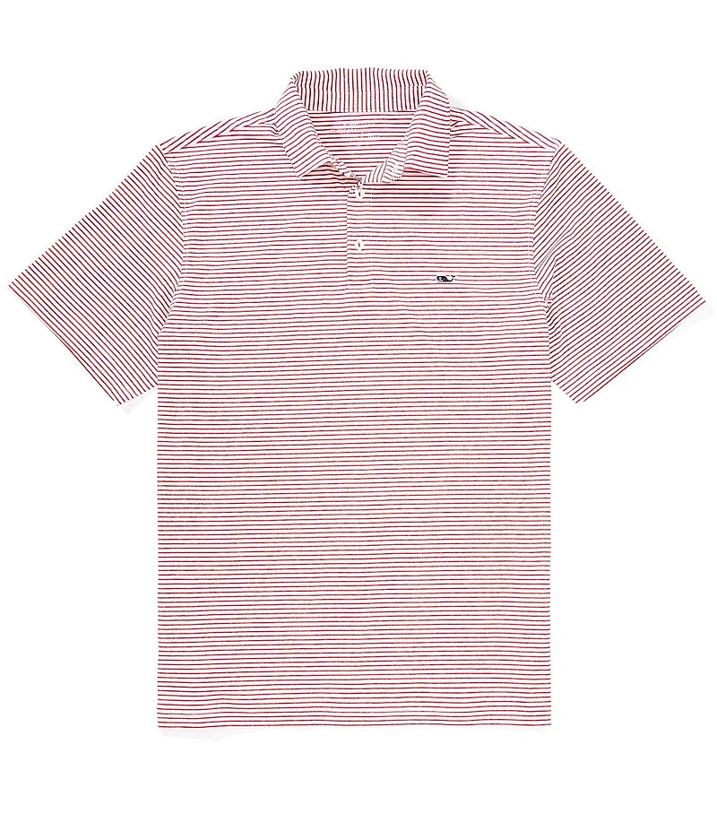 Vineyard Vines Bradley Stripe Sankaty Short Sleeve Polo Shirt