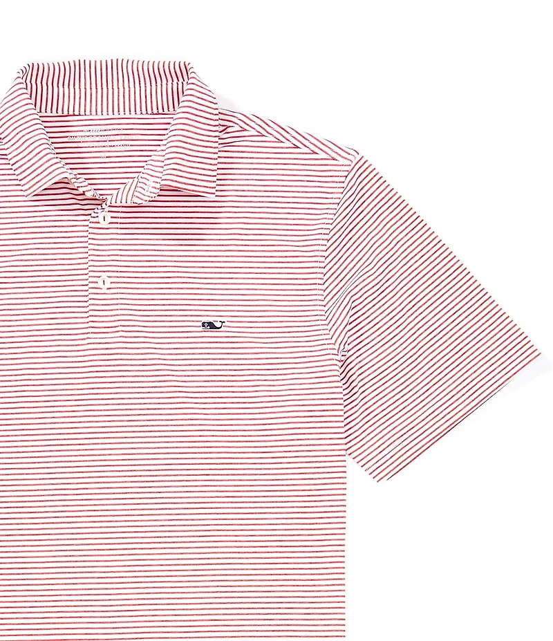 Vineyard Vines Bradley Stripe Sankaty Short Sleeve Polo Shirt