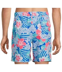 Vineyard Vines Chappy Floral Print 7#double; Inseam Swim Trunks