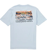 Vineyard Vines Dockside Autumn Wakes Short Sleeve T-Shirt