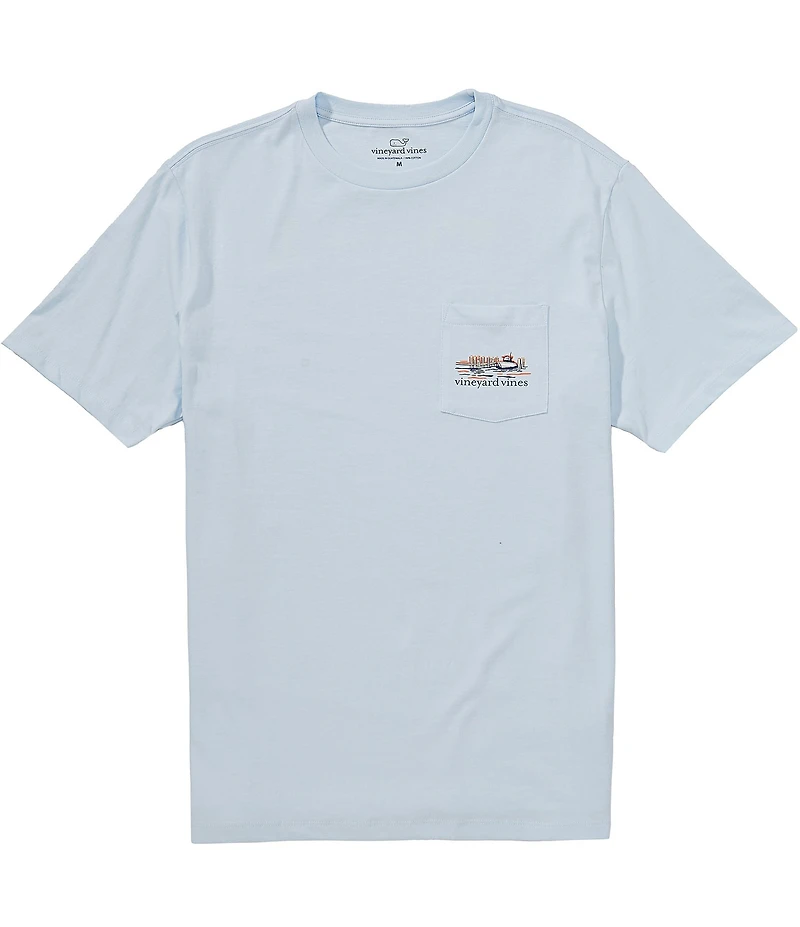 Vineyard Vines Dockside Autumn Wakes Short Sleeve T-Shirt