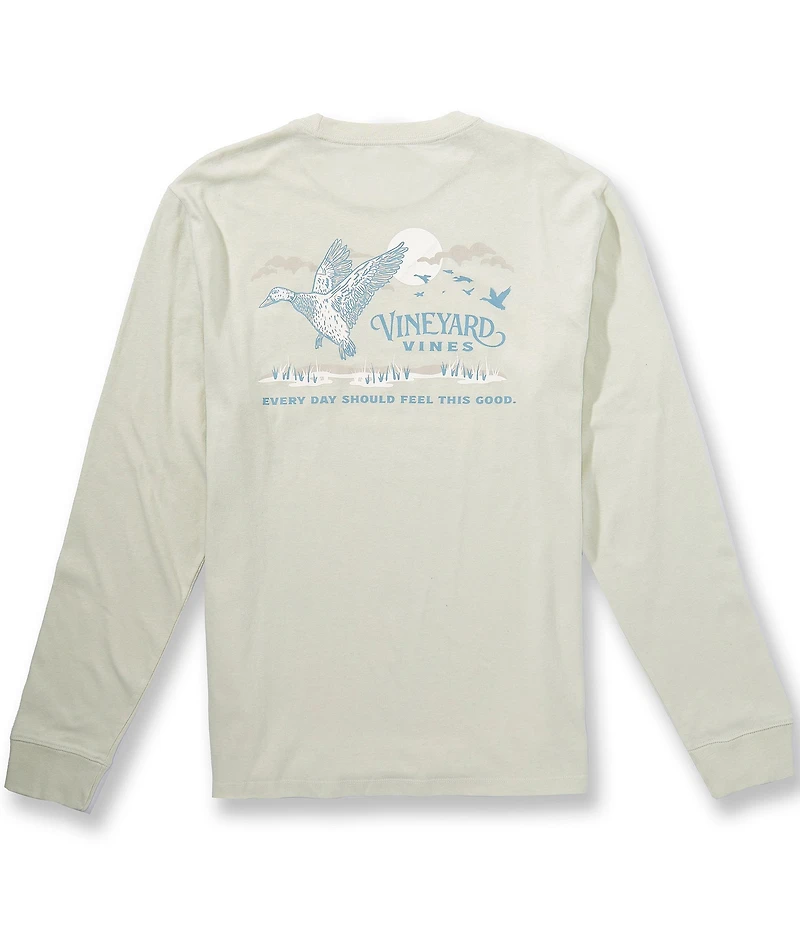 Vineyard Vines Duck Over The Marsh Long Sleeve T-Shirt