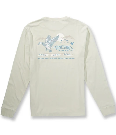 Vineyard Vines Duck Over The Marsh Long Sleeve T-Shirt