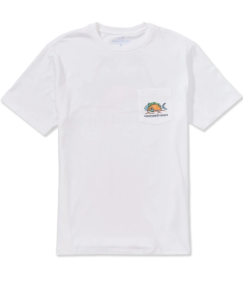 Vineyard Vines Fish Taco On The Beach Short Sleeve T-Shirt