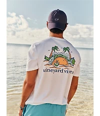 Vineyard Vines Fish Taco On The Beach Short Sleeve T-Shirt