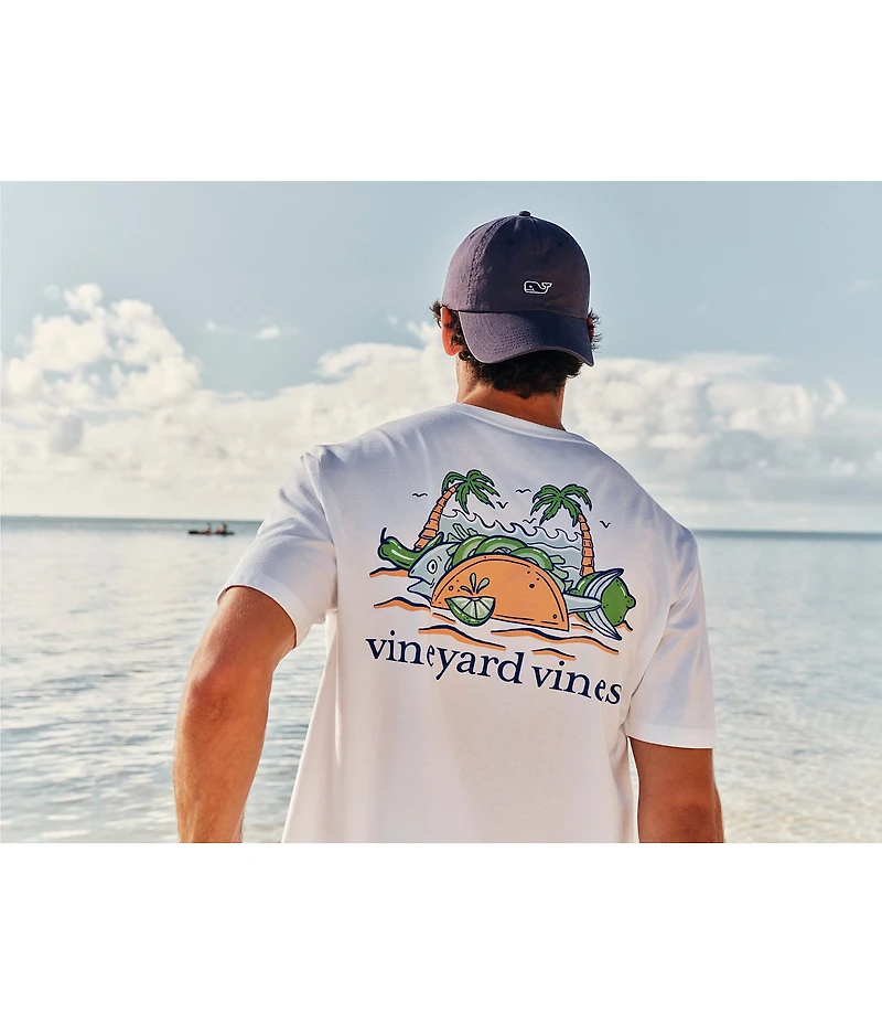 Vineyard Vines Fish Taco On The Beach Short Sleeve T-Shirt