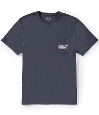 Vineyard Vines Flag Whale Graphic Short Sleeve T-Shirt
