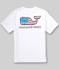 Vineyard Vines Flag Whale Short-Sleeve Pocket T-Shirt