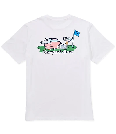 Vineyard Vines Golf Whale Short Sleeve Pocket T-Shirt