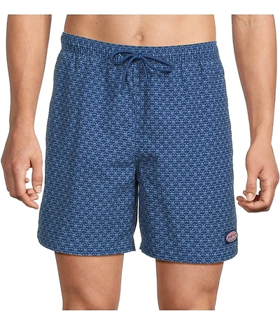 Vineyard Vines Island 6#double; Inseam Crossbone Swim Trunks