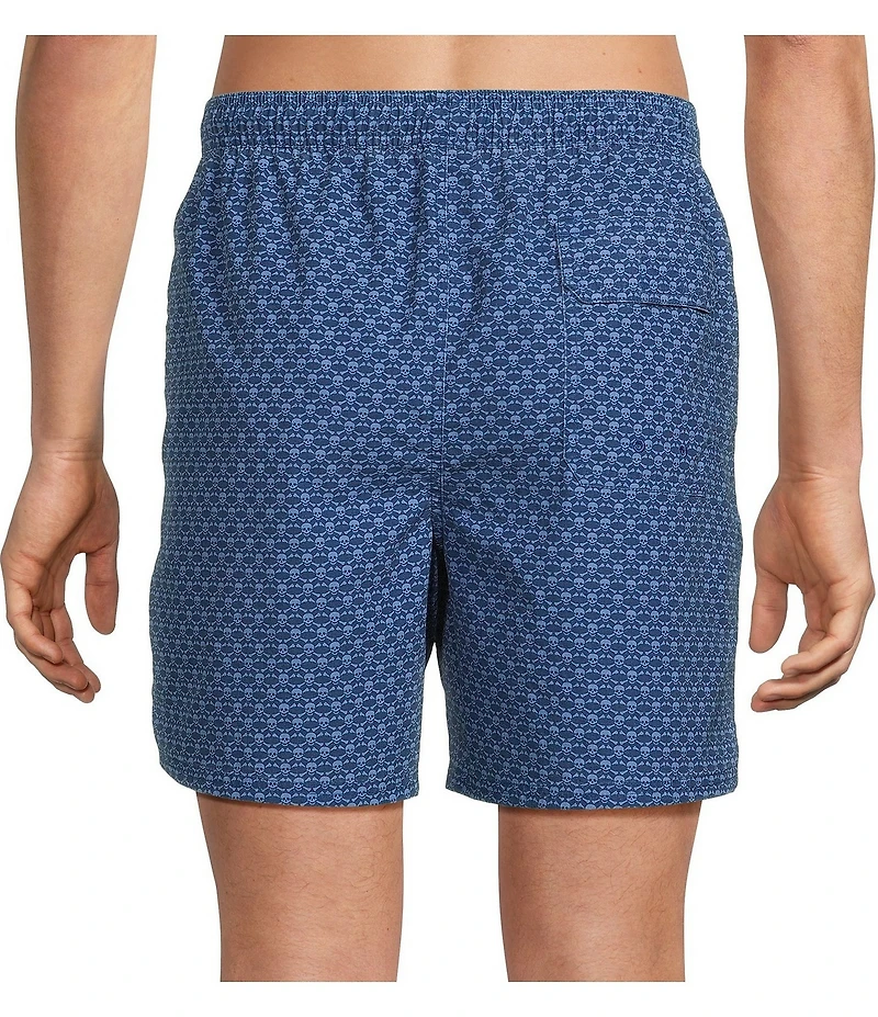 Vineyard Vines Island 6#double; Inseam Crossbone Swim Trunks