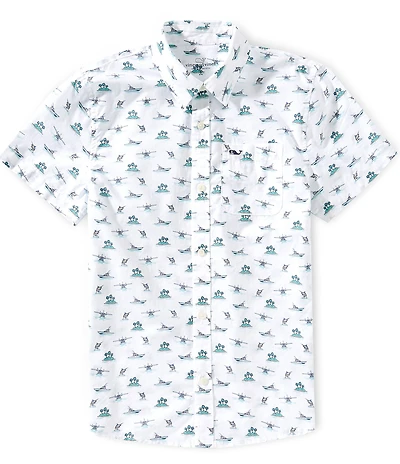 Vineyard Vines Little Boys Printed Short-Sleeve Button Front Shirt