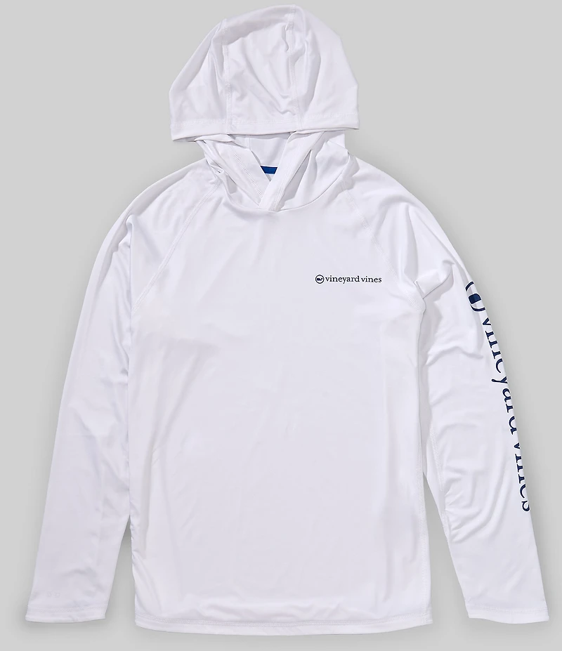 Vineyard Vines New Whale Dot Performance Stretch Hoodie T-Shirt