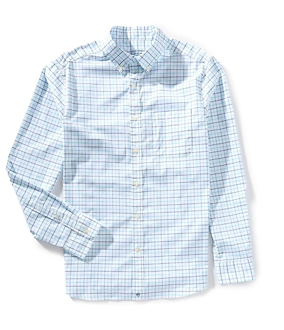 Vineyard Vines Performance Stretch Morris Tattersall Long Sleeve Woven Shirt