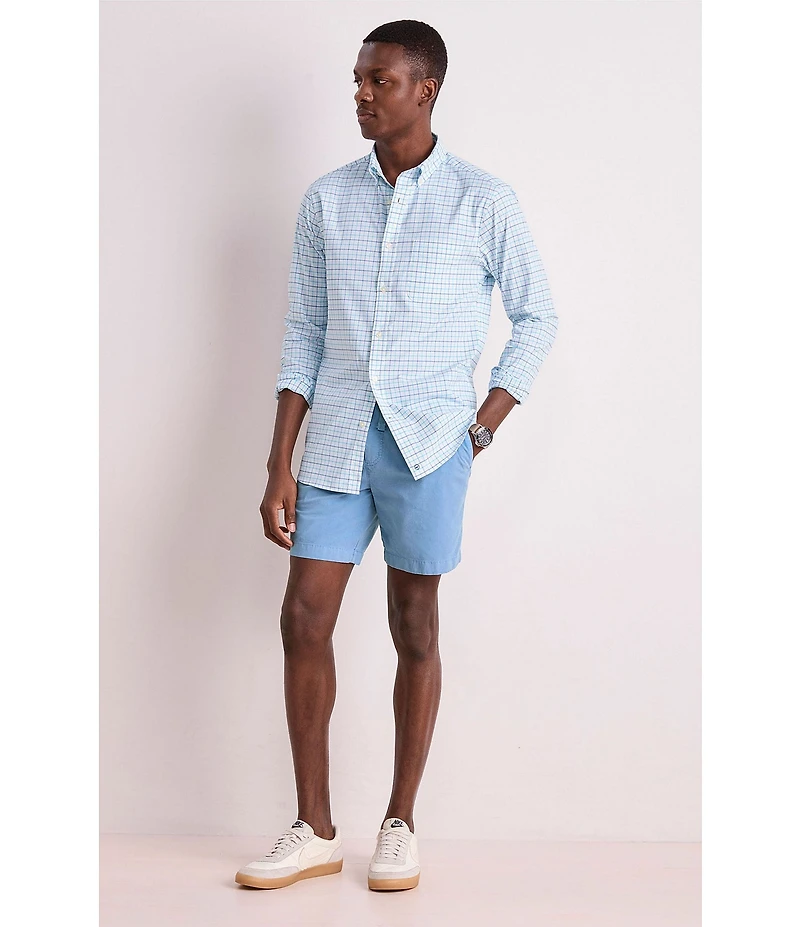 Vineyard Vines Performance Stretch Morris Tattersall Long Sleeve Woven Shirt