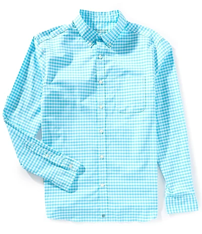 Vineyard Vines Performance Stretch Skysail Gingham Long Sleeve Woven Shirt
