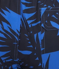 Vineyard Vines Printed Piped Chappy 7#double; Inseam Swim Trunks