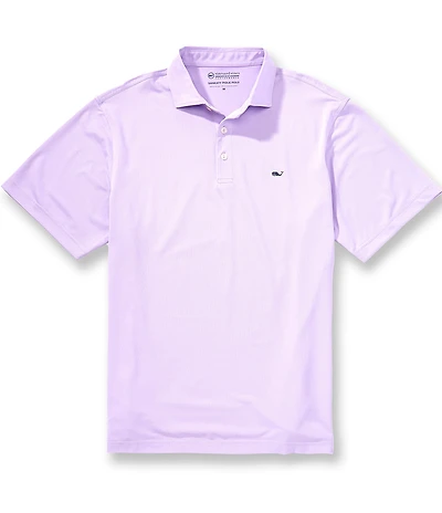 Vineyard Vines Sankaty Solid Pique Performance Stretch Short Sleeve Polo Shirt