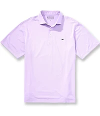 Vineyard Vines Sankaty Solid Pique Performance Stretch Short Sleeve Polo Shirt