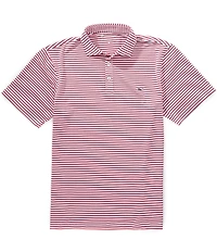 Vineyard Vines Sankaty Striped Pique Short Sleeve Polo Shirt