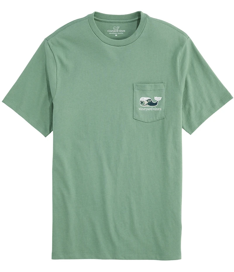 Vineyard Vines Scenic Whale Long Sleeve T-Shirt
