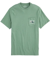 Vineyard Vines Scenic Whale Long Sleeve T-Shirt