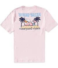 Vineyard Vines Spring Break Character Whale Graphic Short Sleeve T-Shirt
