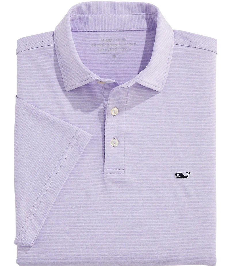 Vineyard Vines St Jean Stripe Short Sleeve Polo Shirt