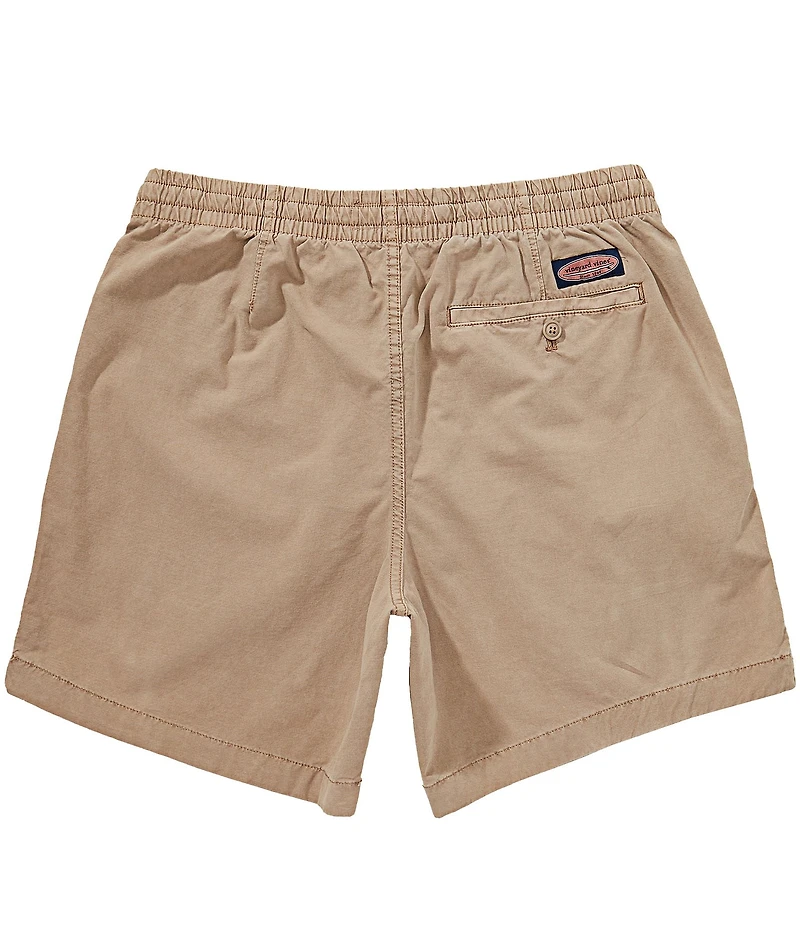 Vineyard Vines Surfside Stretch Chino 7#double; Inseam Pull-On Shorts