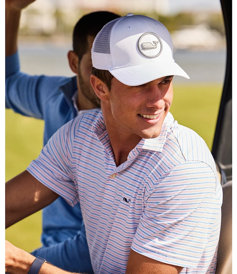 Vineyard Vines Whale Dot Performance Trucker Hat